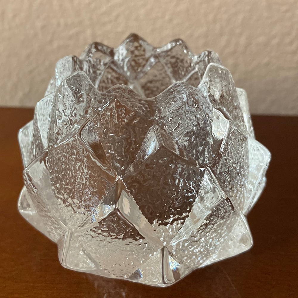 Orrefers Firefly crystal candle holder
